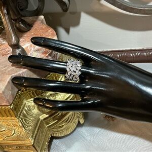 Elegant Silver Statement Ring